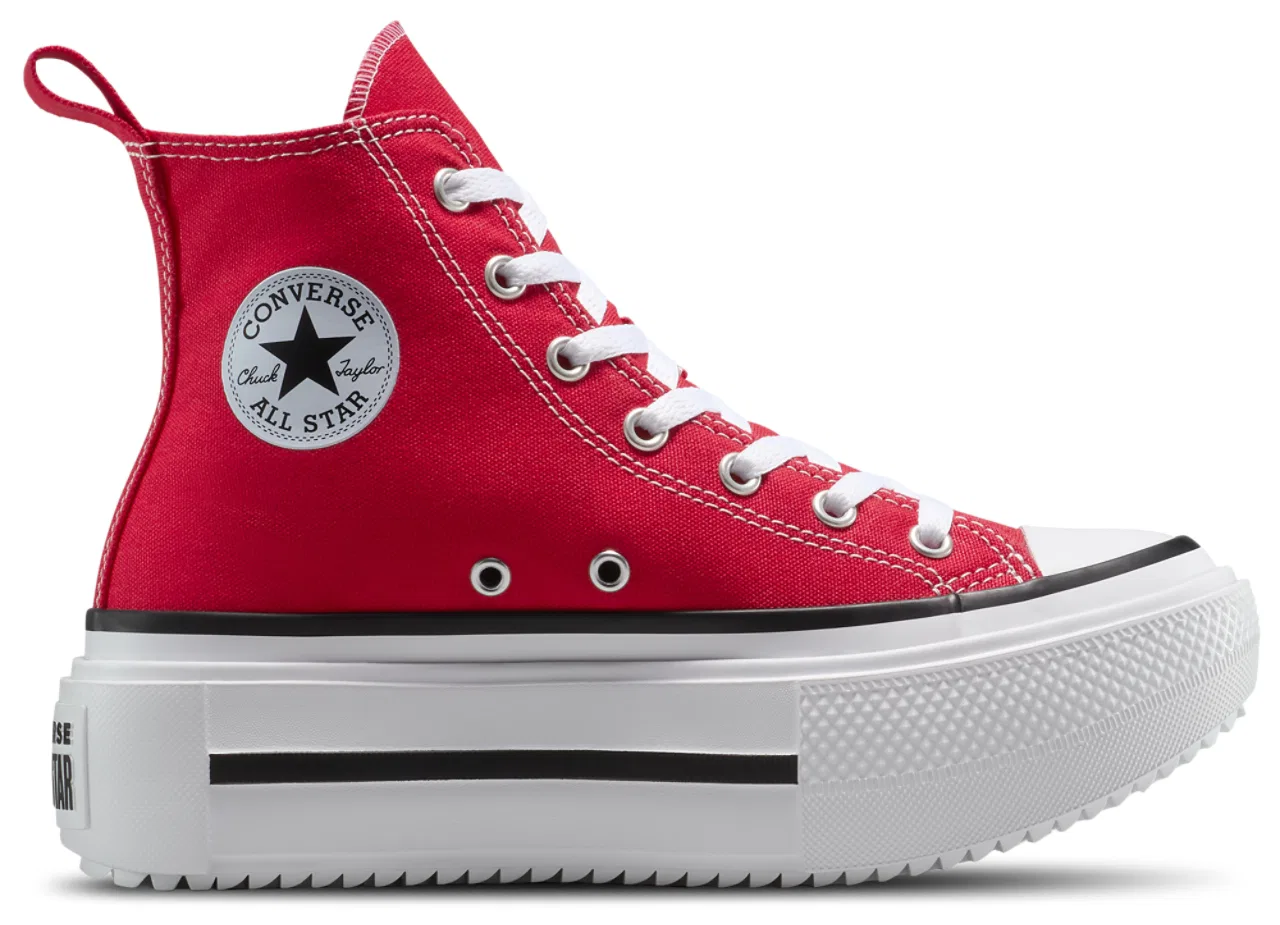 Кроссовки для мальчиков Lift Double Stack Hi Converse, красный/белый