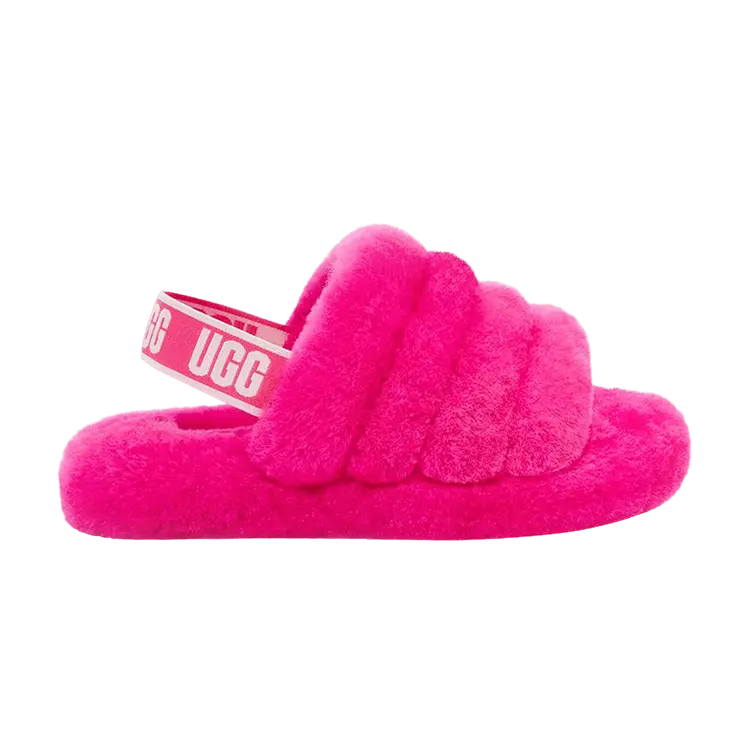 

Кроссовки UGG Fluff Yeah Slide Kids Fuchsia, розовый
