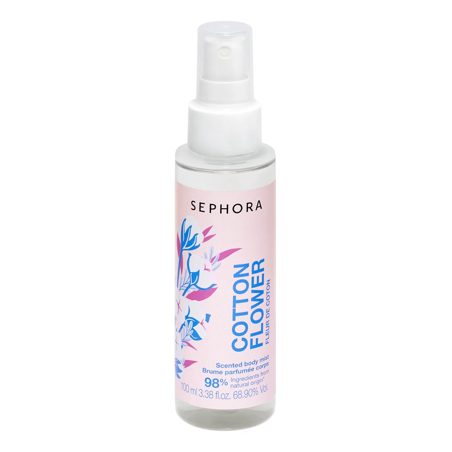 Парфюмированный спрей для тела и волос 100 мл с ароматом хлопкового цвета SEPHORA COLLECTION, Fleur De Coton