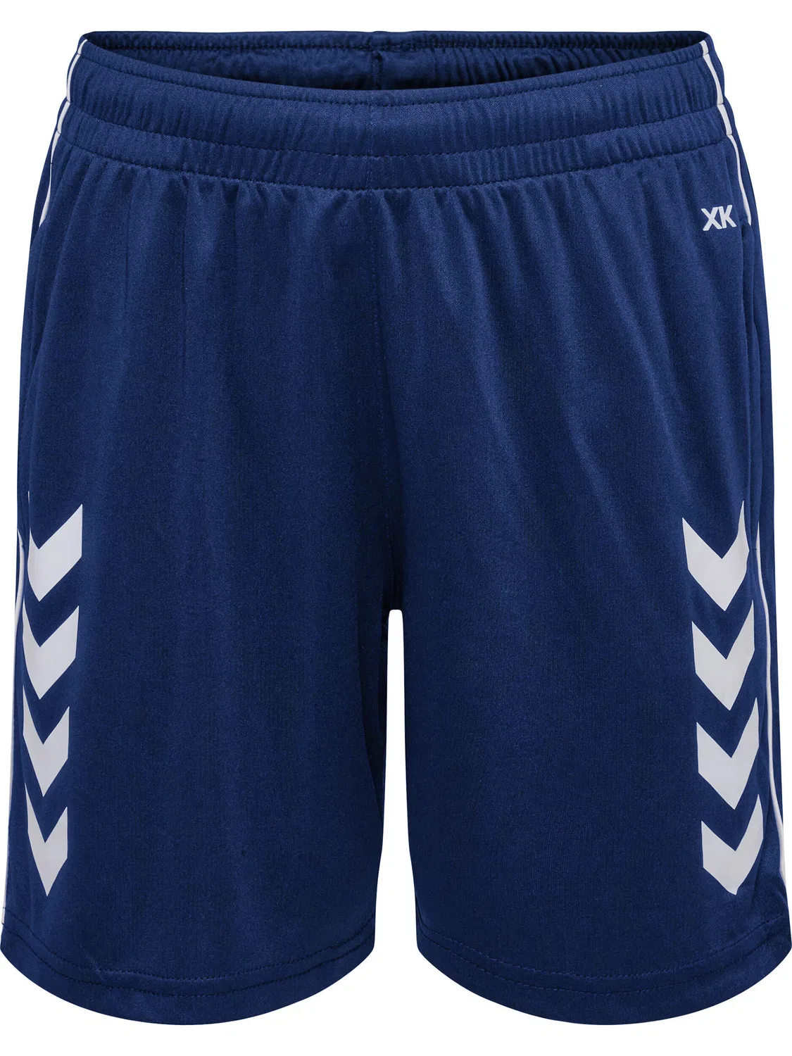 Детские шорты с утяжкой hmlCORE XK POLY COACH SHORTS KIDS Hummel, Mitternachtsindigo / Blau — фото 2