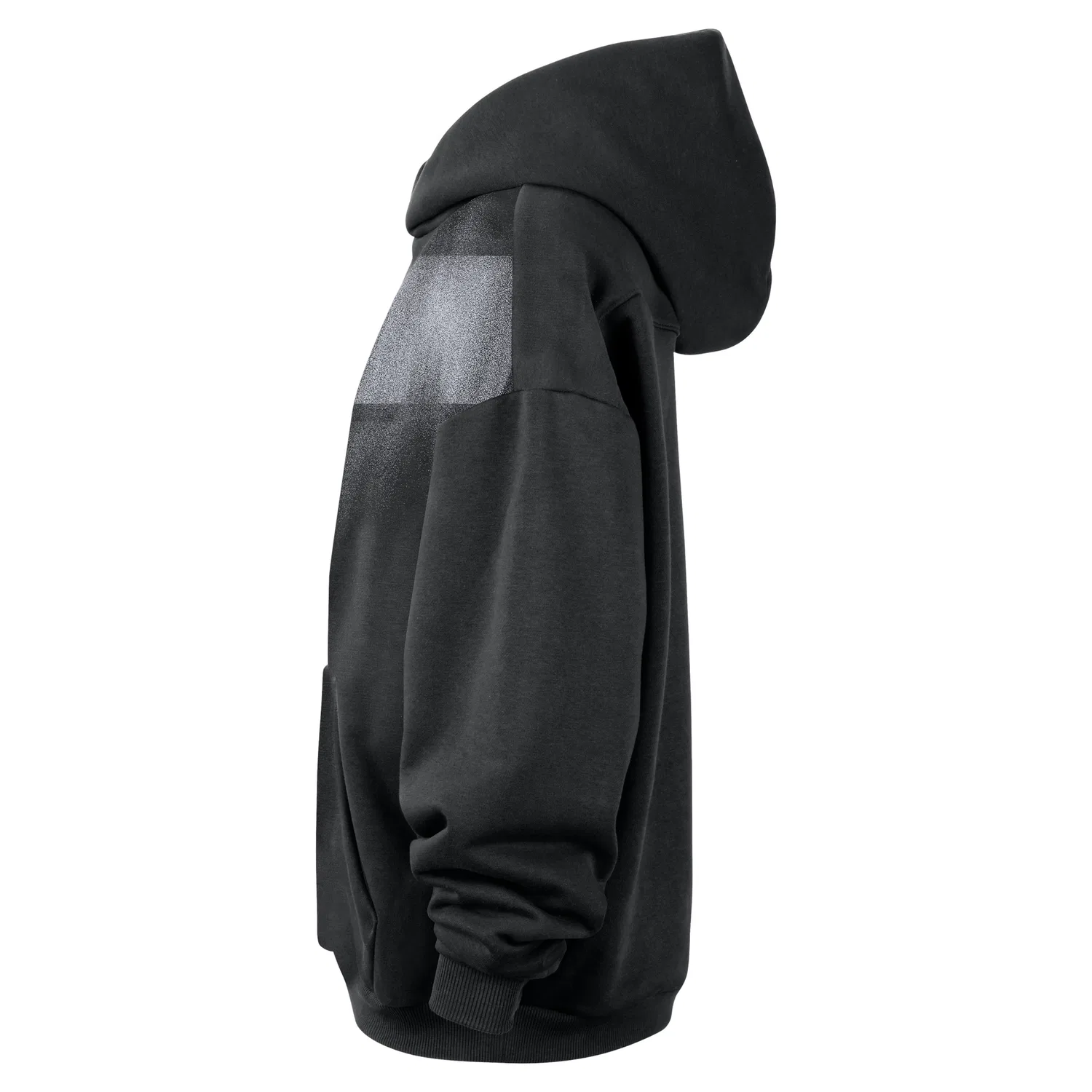 Мужское худи для баскетбола Utah Jazz Standard Issue Fleece Hoodie 'Black White' Nike, Black/White — фото 2