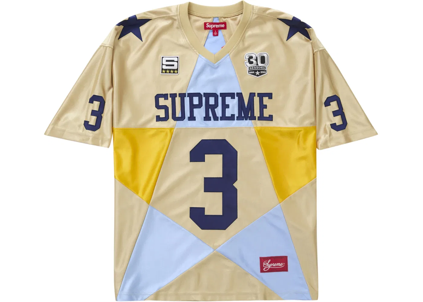 Мужская футбольная джерси с принтом Jersey Supreme, Gold