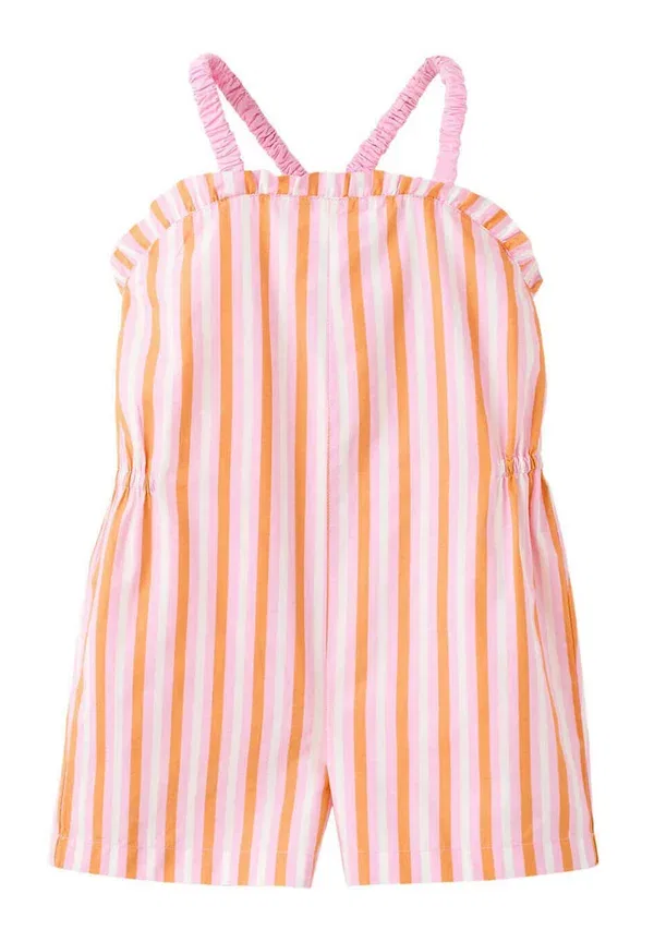 Детский комбинезон Mango Kids, оранжевый/розовый — фото 2