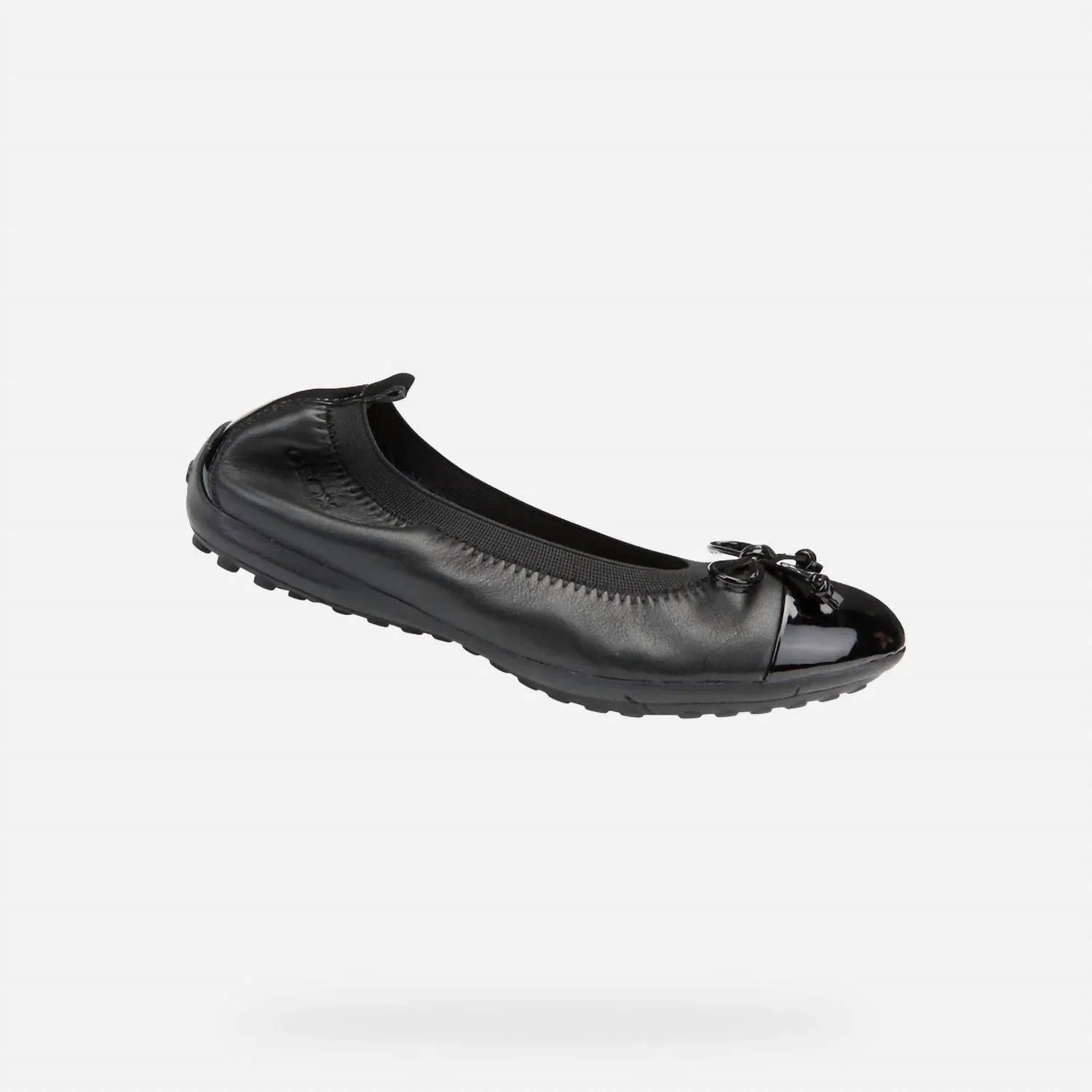 Детские балетки для девочек с бантом Piuma Ballet Flats Geox, черный