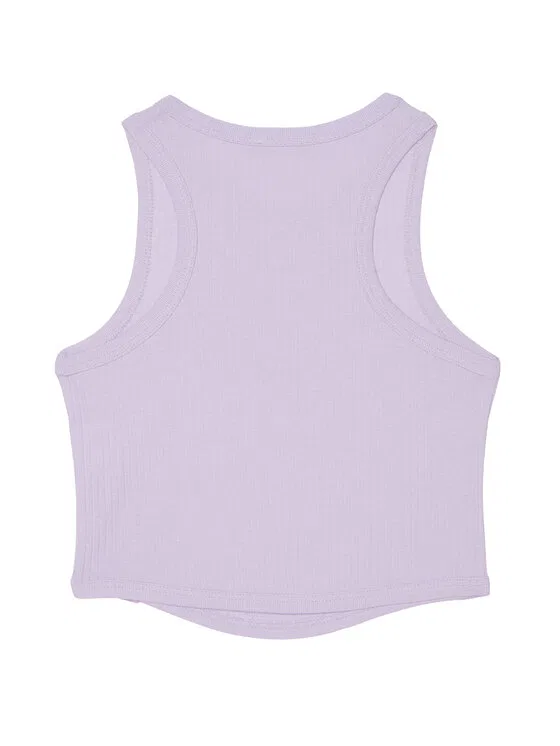 Майка slim fit United Colors Of Benetton, фиолетовый — фото 2