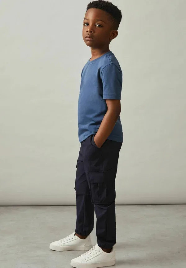 Брюки с карманами карго Cargo trousers Reiss, темно-синий