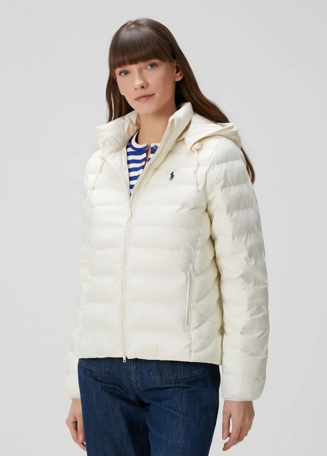 Куртка капюшон Polo Ralph Lauren, cream — фото 3