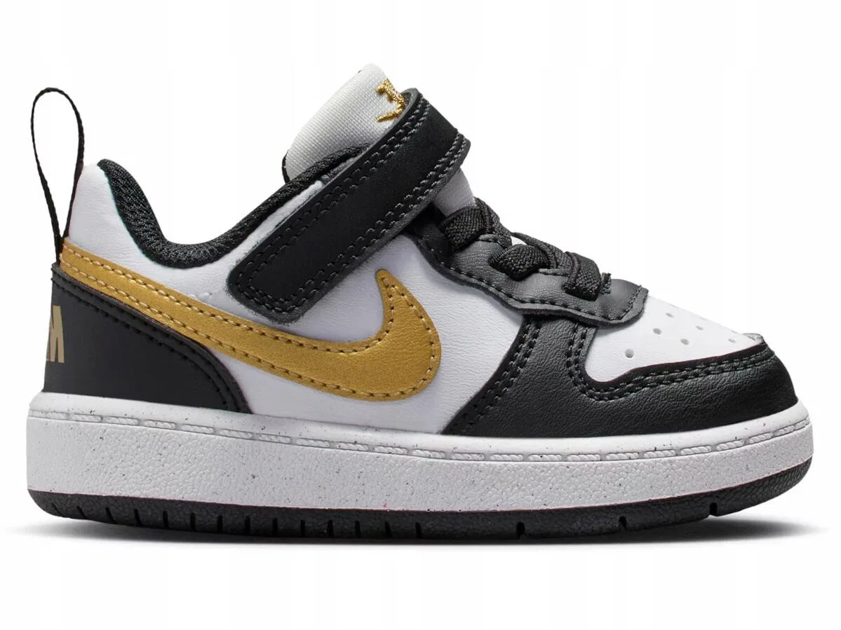 Детские кроссовки с перфорацией Nike Court Borough Low, Schwarz