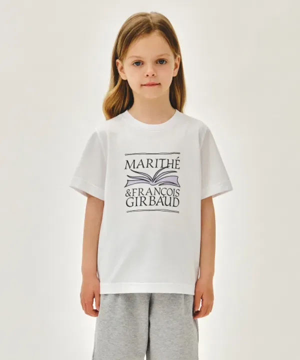 Футболка с коротким рукавом, Classic Logo, Marithé Kids, белый