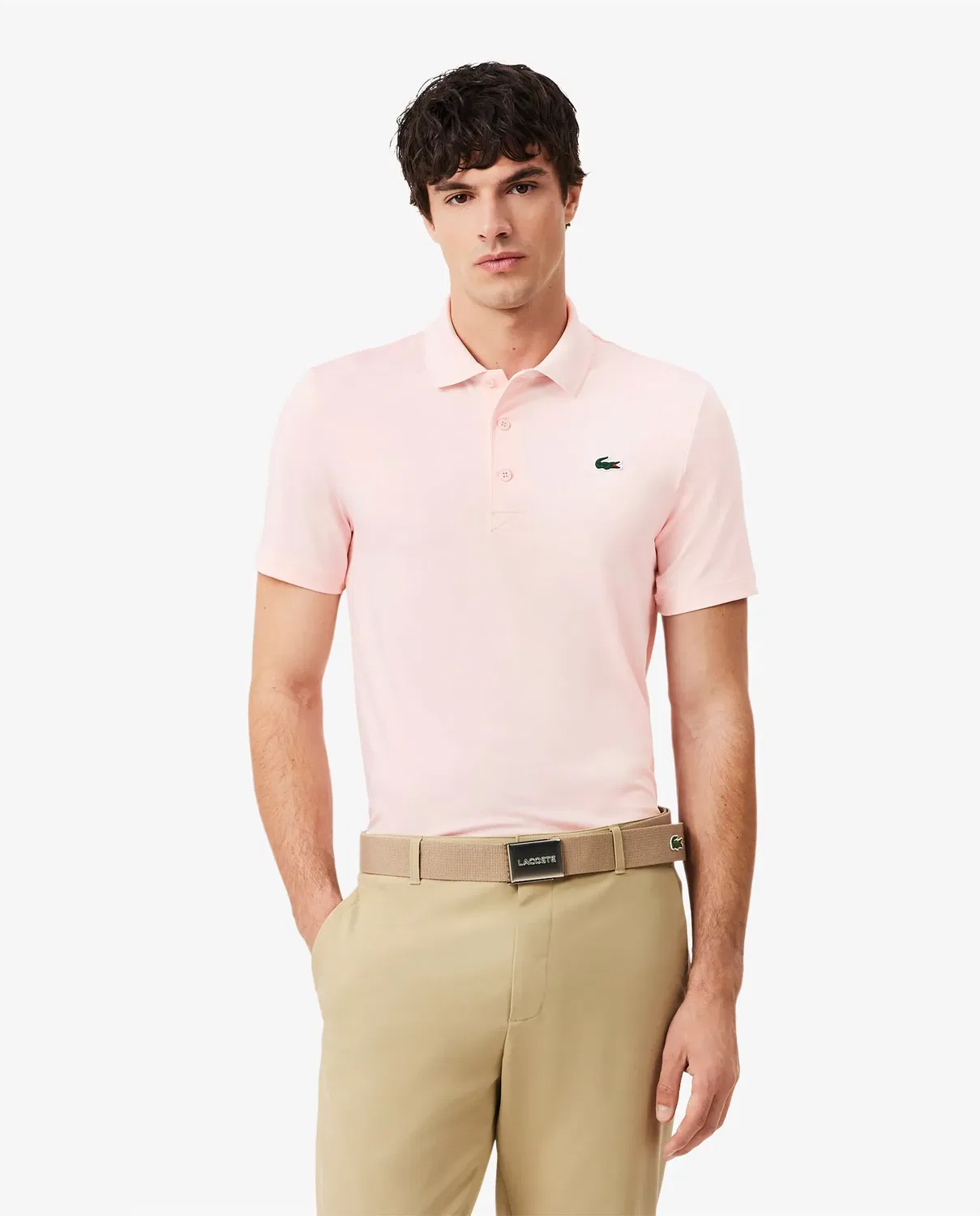 Мужское поло с коротким рукавом Lacoste, Rosa