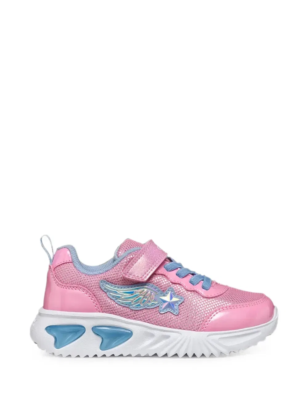 Кроссовки Assister Girl с застежкой-липучкой Geox Kids, розовый — фото 2