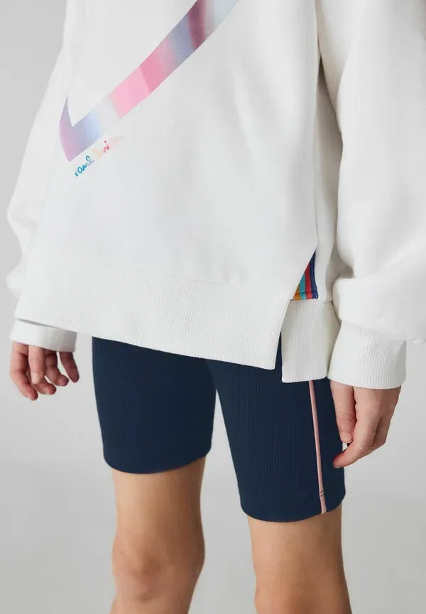 Шорты Paul Smith Junior, белый/синий — фото 4