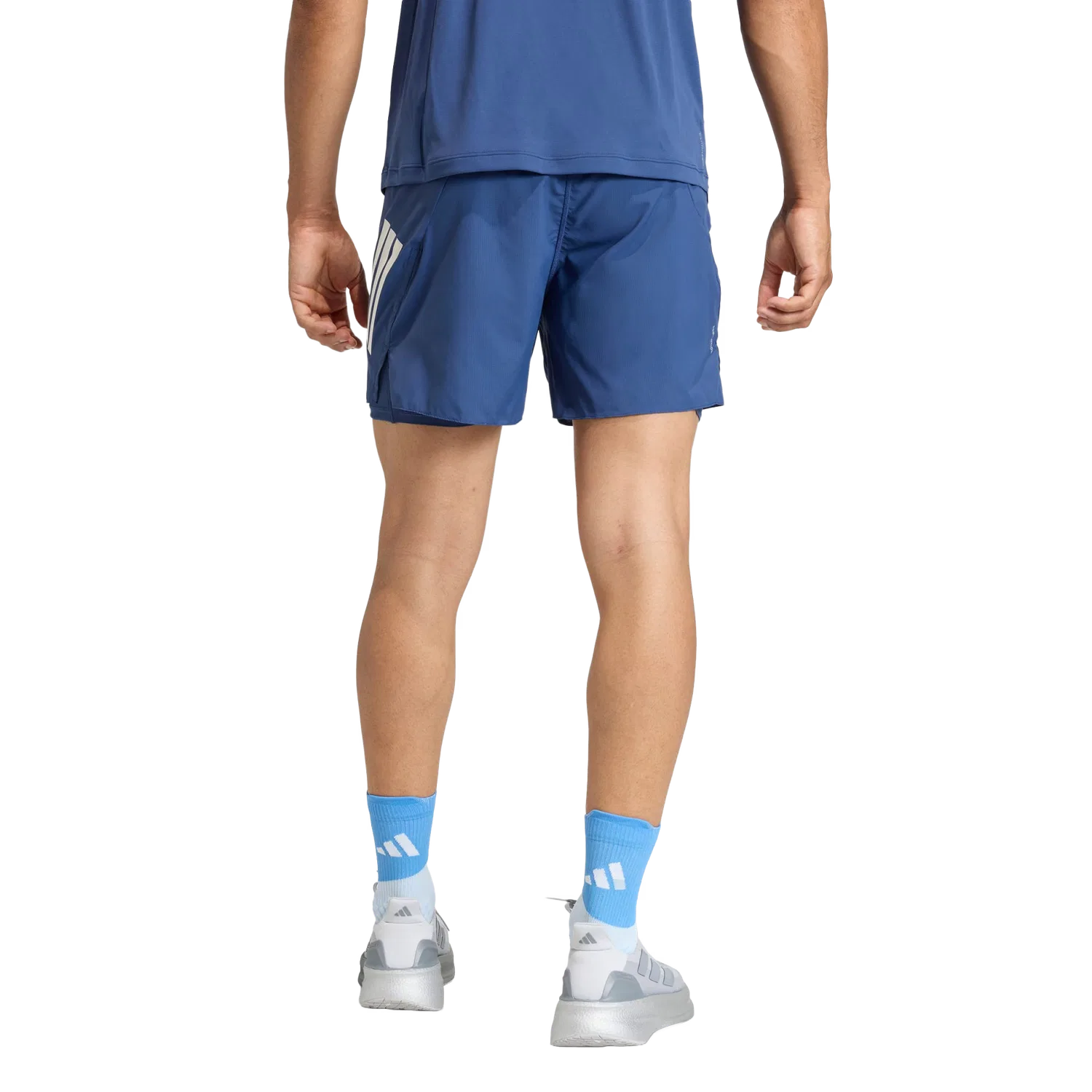 Мужские спортивные шорты 2in1 с технологией FORMOTION Adidas, синий — фото 3