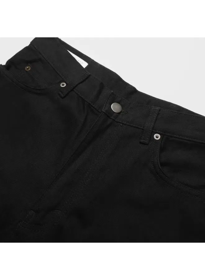 Джинсы классические универсальные Zara, черный — фото 4