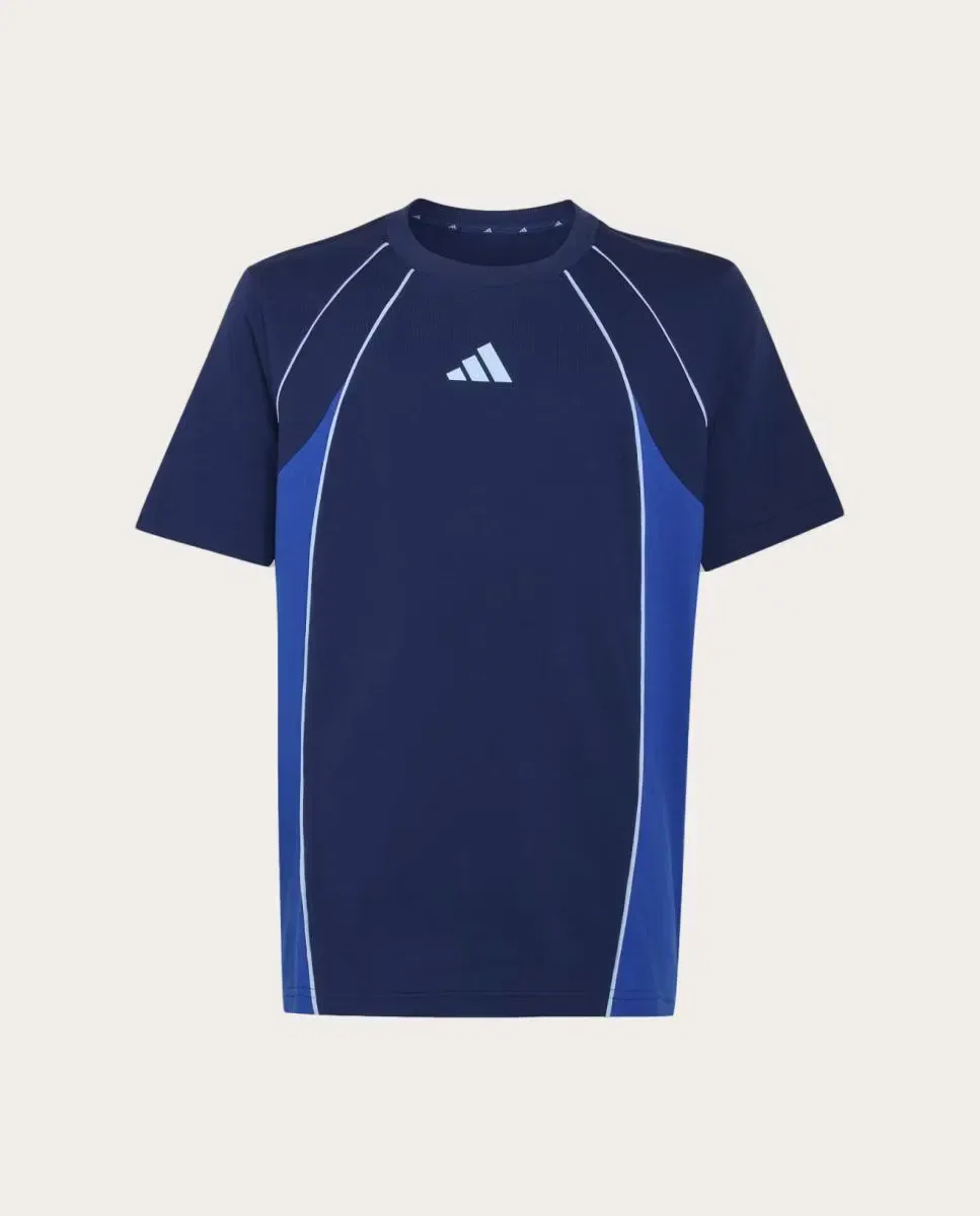 Детская футболка с цветоблоком Seasonals Colorblock adidas, Синий