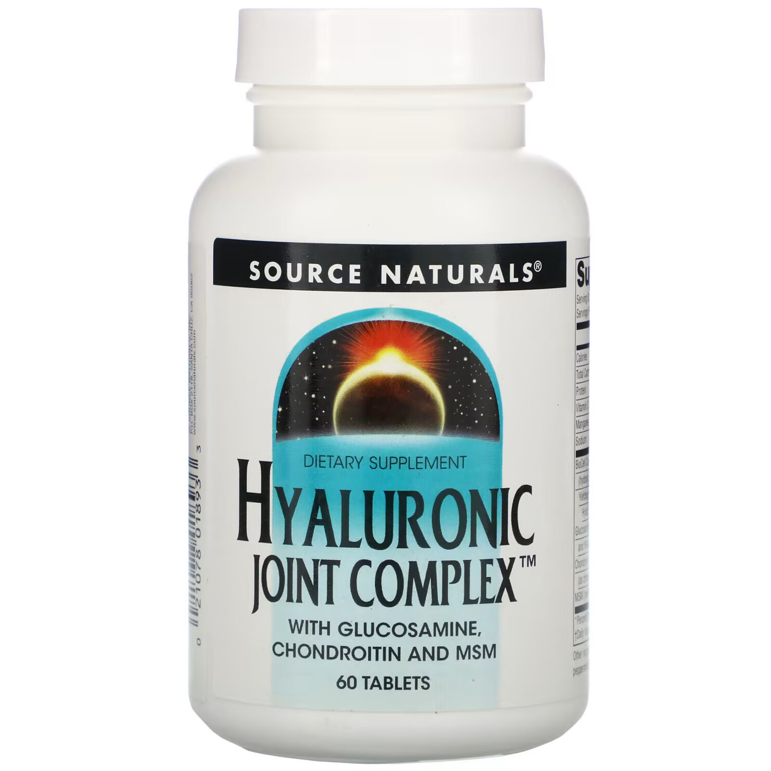 

Source Naturals, гиалуроновый комплекс для суставов, 60 таблеток