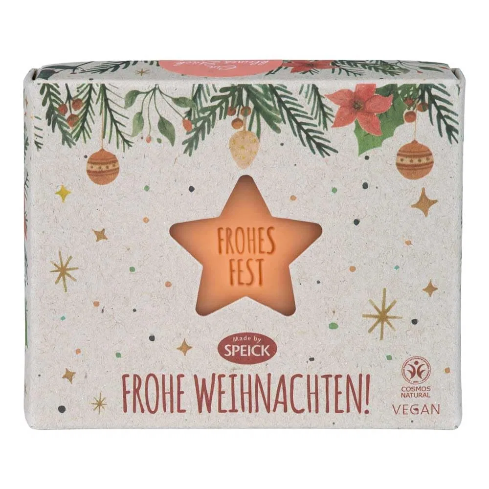 Мыло Vegetable Oil Soap Christmas Soap "Frohes Fest" Twin Pack, Speick, 2 x 120 г