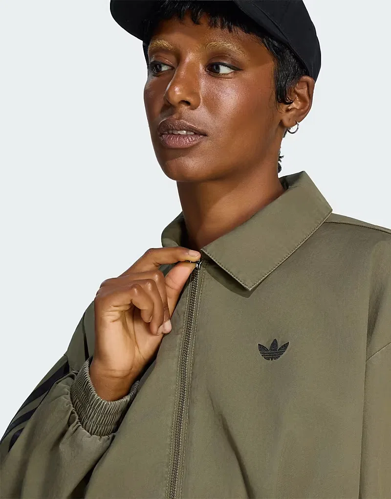 Свободный комбинезон Adidas Originals, оливковый — фото 3