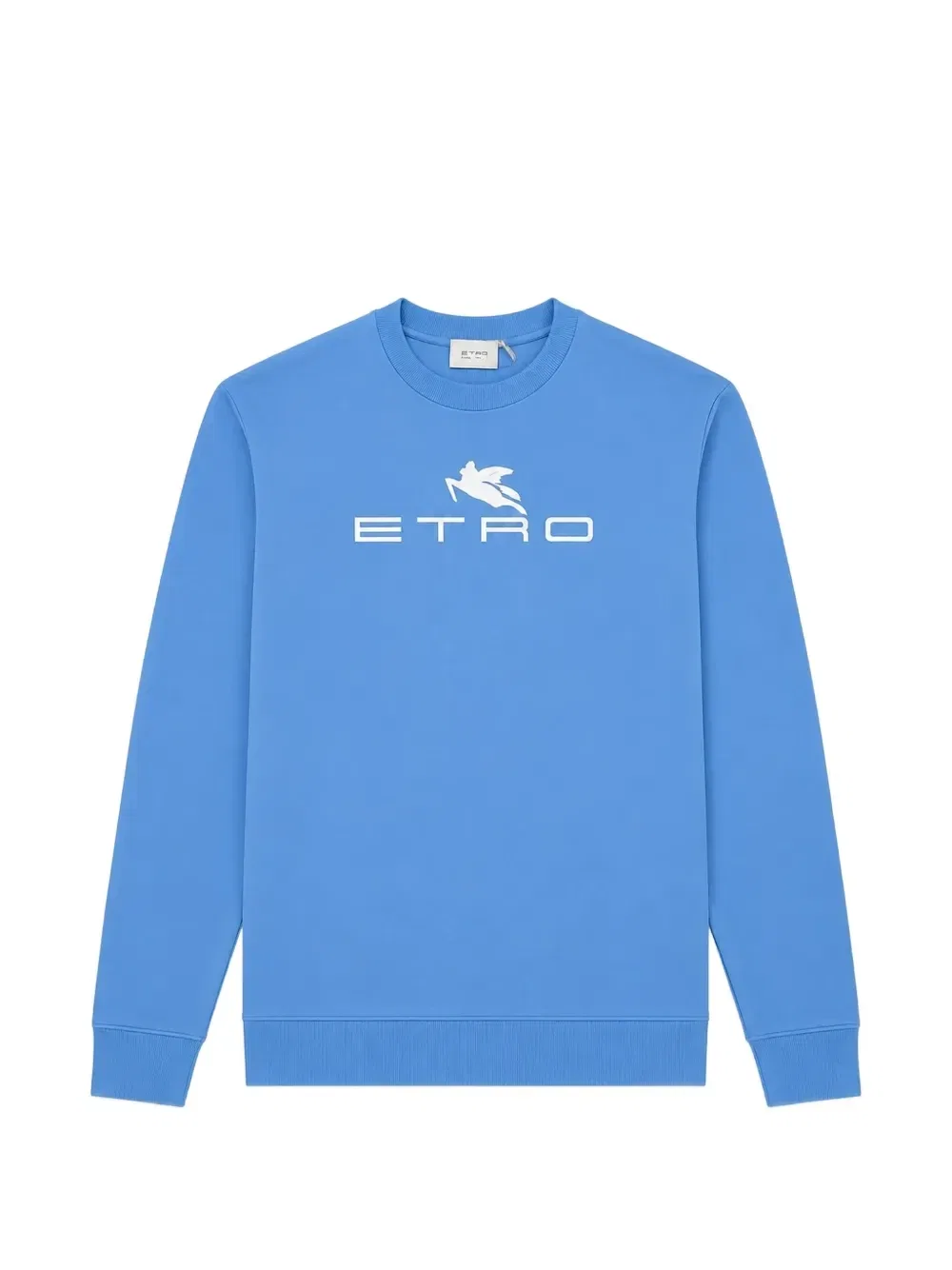 Свитер с логотипом Pegaso Etro Kids, синий