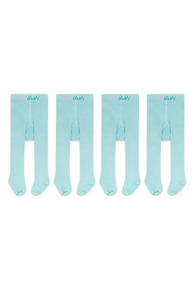 Детские колготки хлопковые набор 4 шт Basics Novibaby, Blue