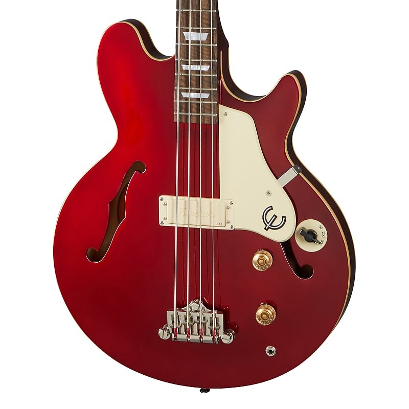 

Epiphone Jack Casady Bass — Искрящийся бордовый Jack Casady Bass -