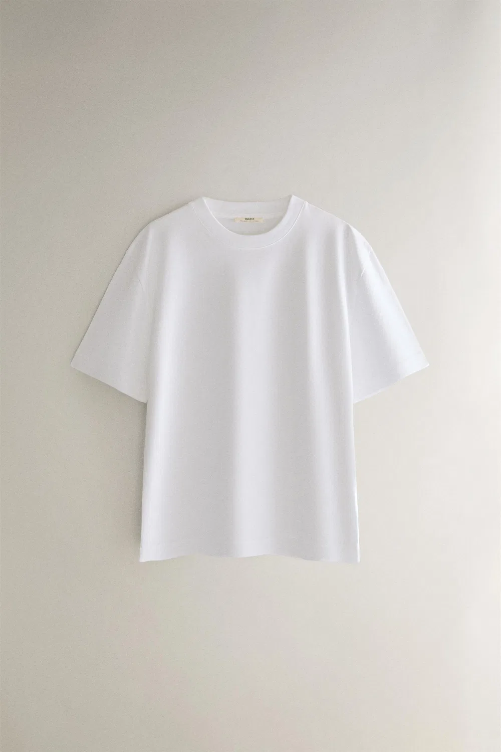 Футболка с коротким рукавом ZARA, White