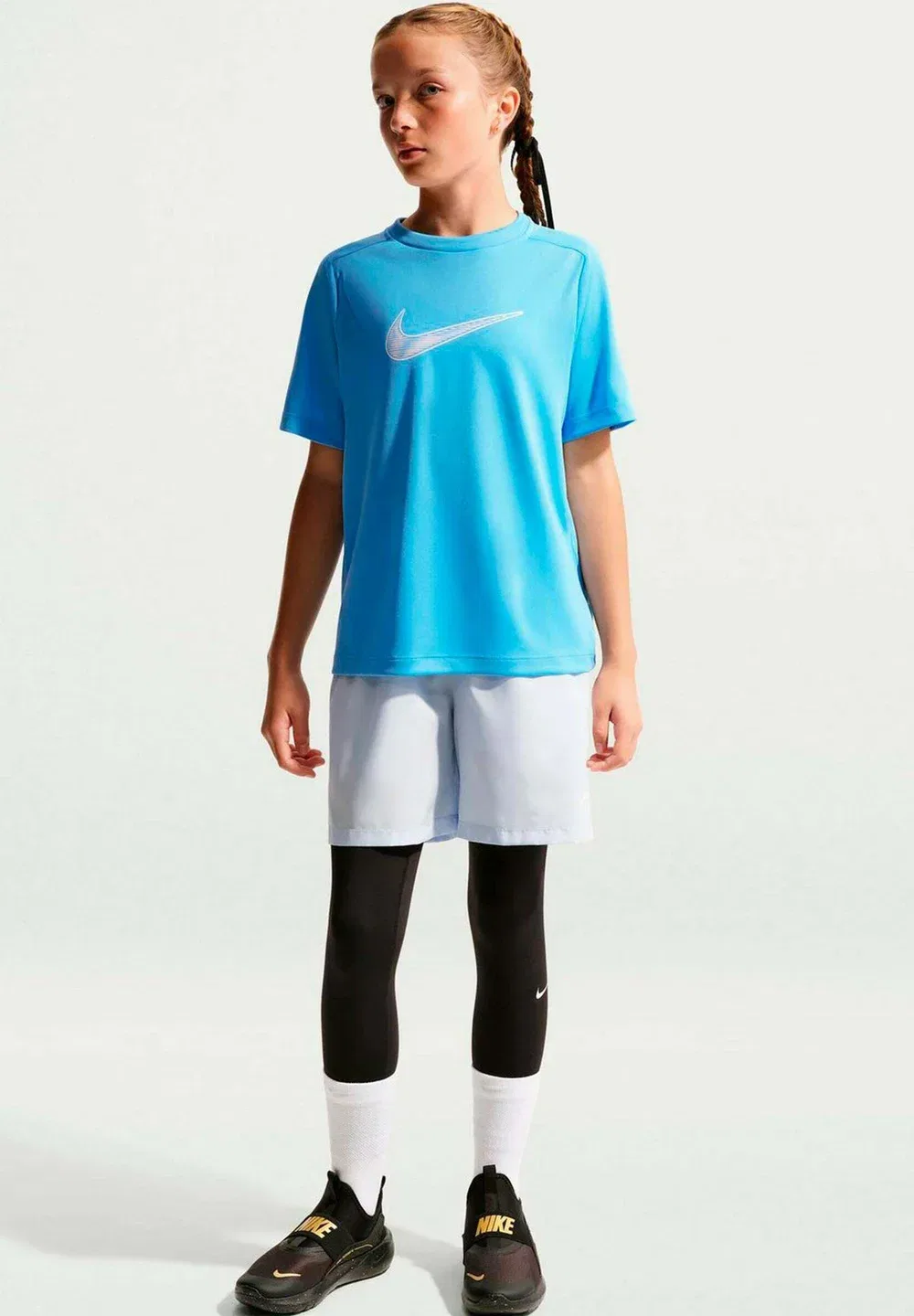Футболка b nk df multi ss top hbr унисекс - спортивная футболка Nike Performance, Football Blue White