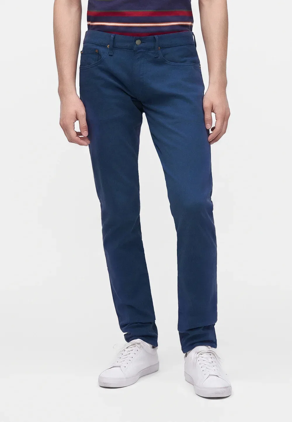 Джинсы Ssullivan полной длины, узкие, прямого кроя Polo Ralph Lauren, Light Navy