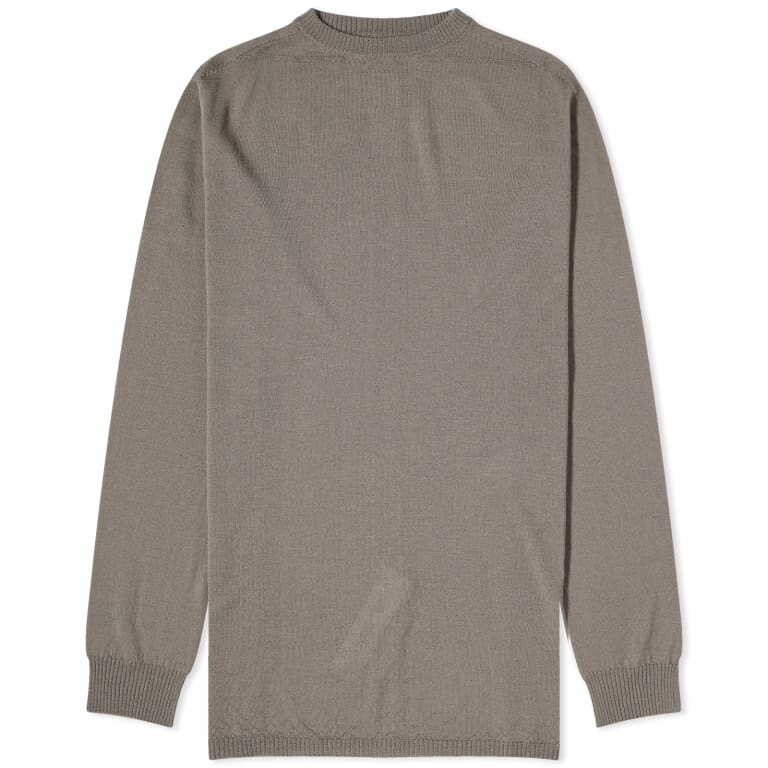 

Джемпер Rick Owens Oversized Round Knit, серо-коричневый