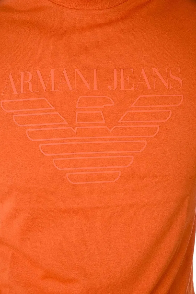 Мужская футболка с логотипом Armani Jeans Emporio Armani, Orange — фото 4