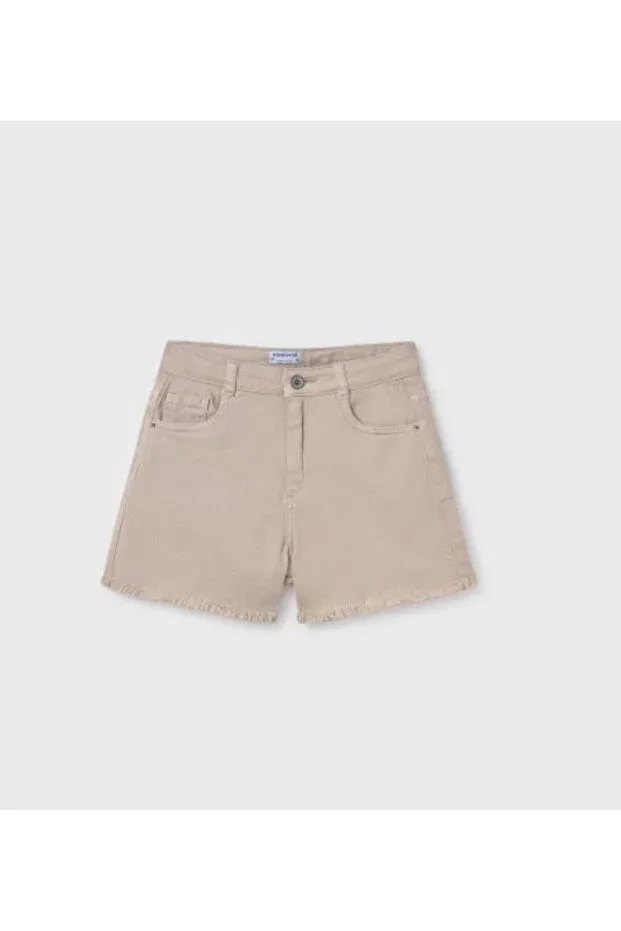 Детские шорты для девочек Twill Mayoral, Кремовый