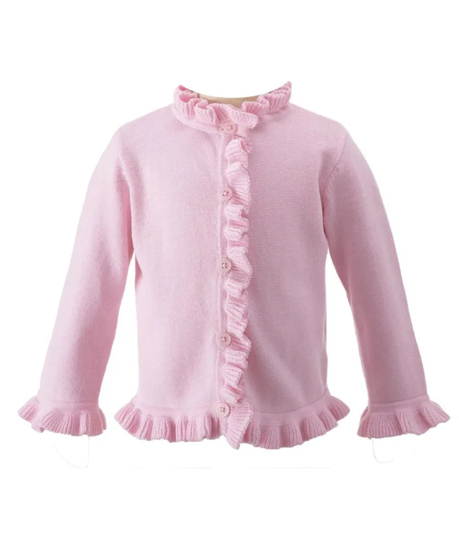 Кардиган с оборками Pink Frill Rachel Riley, Pink