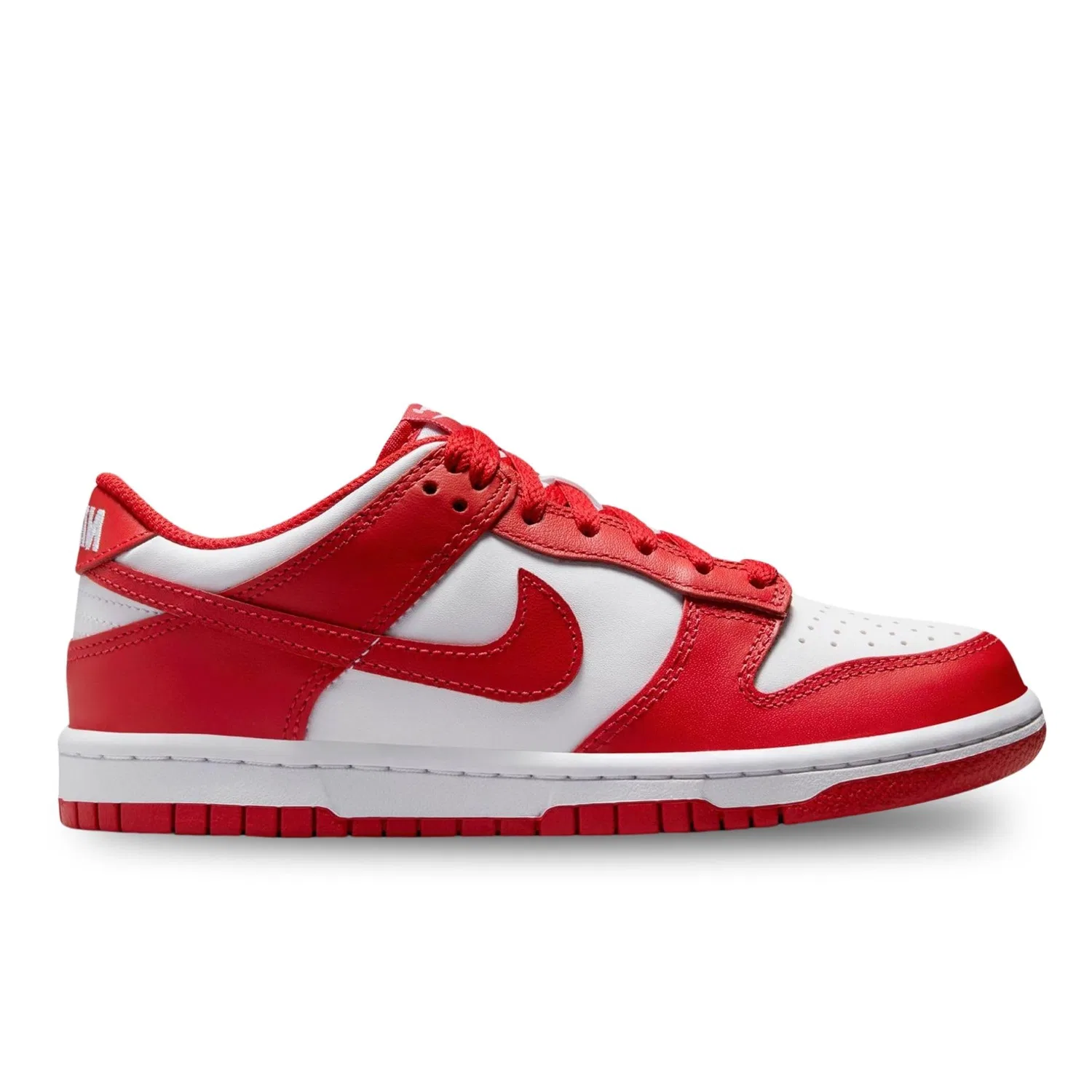 Детские кроссовки для мальчиков с принтом Dunk Low NIKE, Красные — фото 2