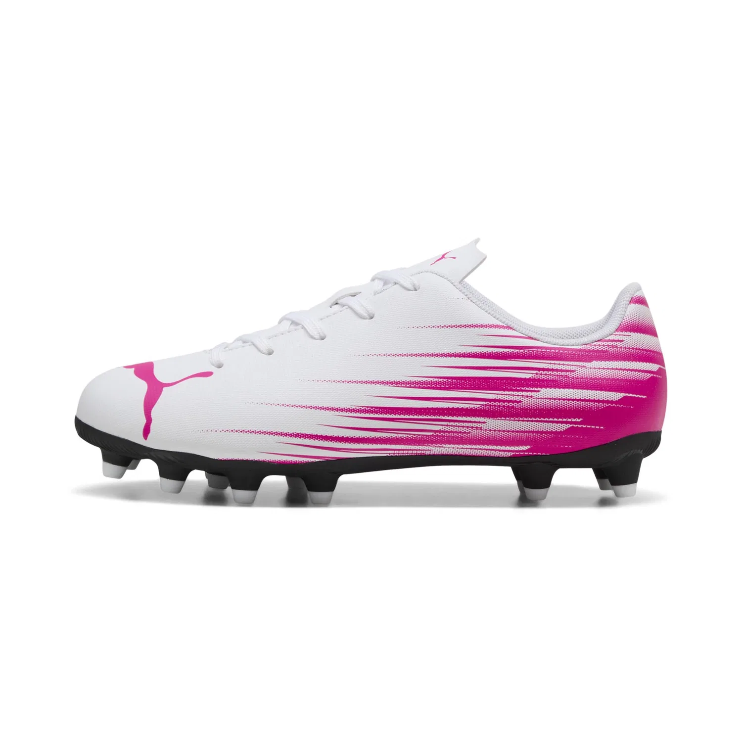 Детские бутсы для мальчиков с шипами Attacanto Firm PUMA, White Ravish Ah25