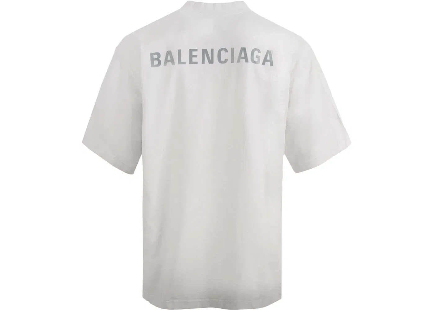 Мужская футболка с принтом Balenciaga, Off White — фото 2