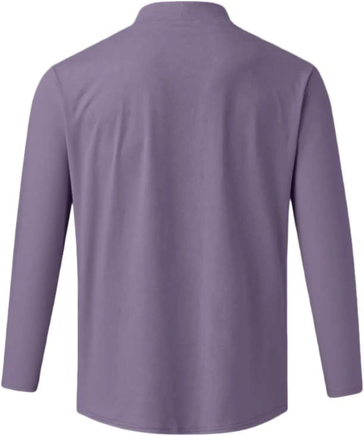 Мужская водолазка slim fit из флиса Long Sleeve, Dark Purple — фото 4
