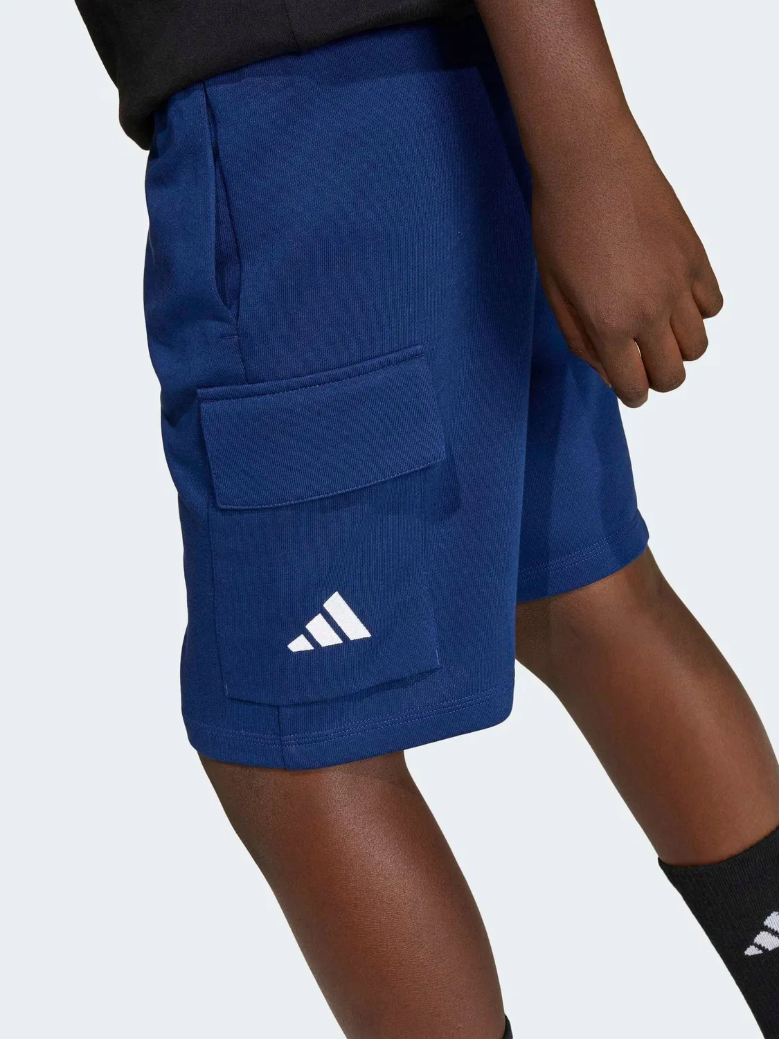 Шорты карго для мальчиков Essentials adidas, синий — фото 4