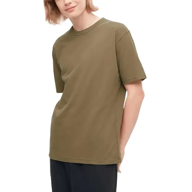 

Футболка Uniqlo U Crew Neck, коричневый