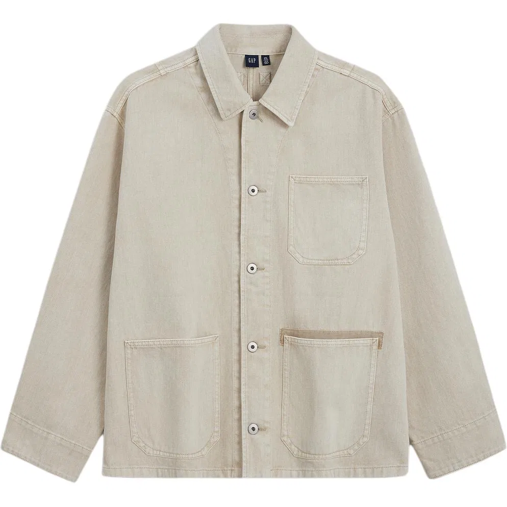 Мужская джинсовая куртка GAP, Army Green — фото 3