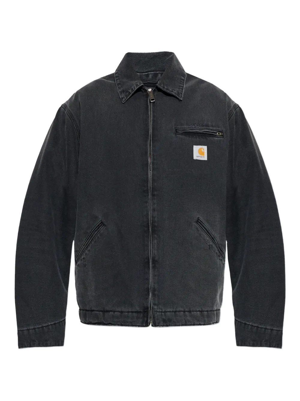 

Джинсовая рубашка на молнии Detroit Carhartt Wip, серый