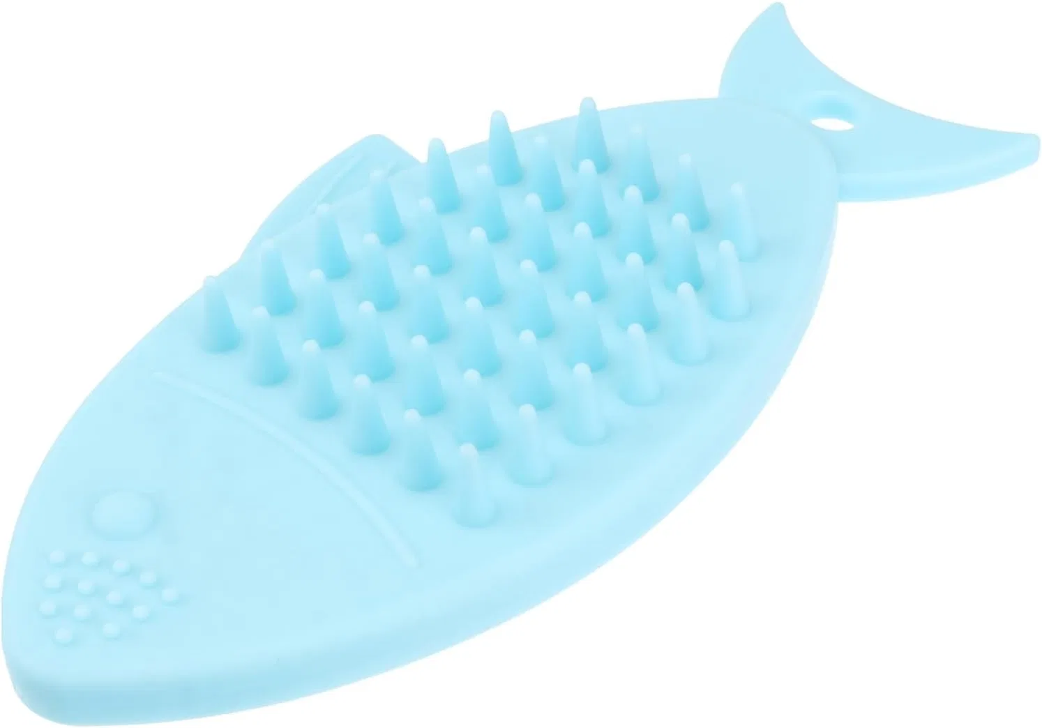 Силиконовая щетка для купания BATHVEVE, 14.6x7.2x2.1 см, Blau
