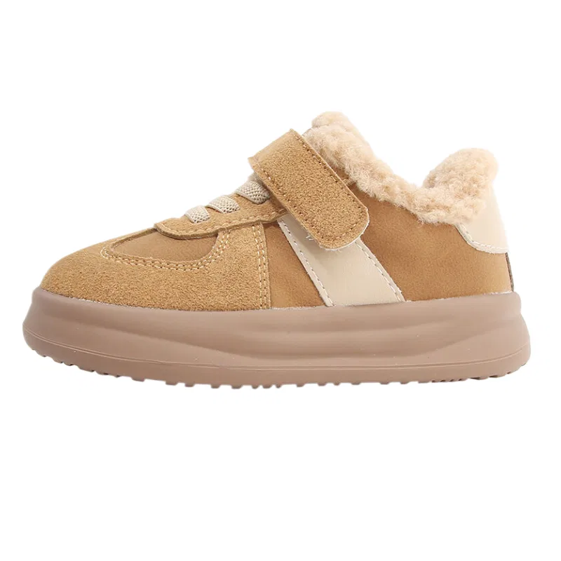 Детские утепленные ботинки на флисе для малышей MAIBUXIONG, Earth Yellow