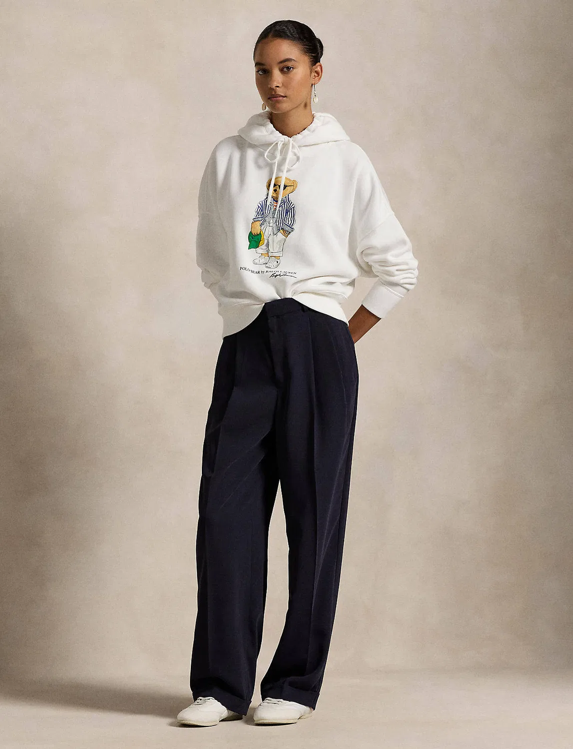 Худи Polo Ralph Lauren, белый — фото 3