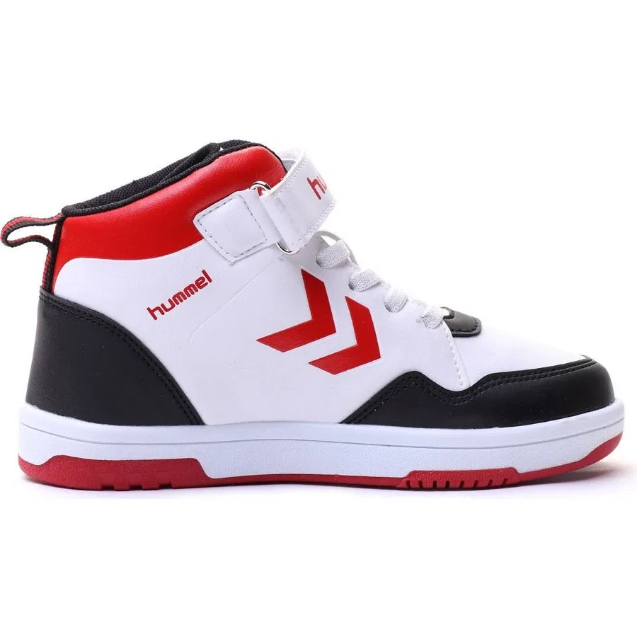 Детские кроссовки Hummel Melody, Бело-черно-красный — фото 2