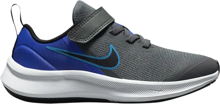 

Кроссовки Nike Star Runner 3 PS 'Iron Grey Blue Lightning', серый