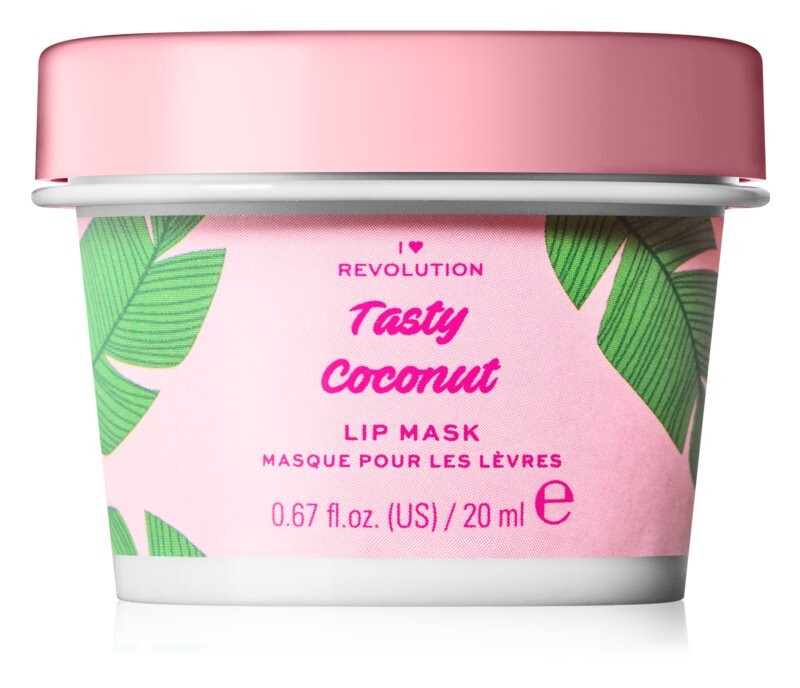 

Увлажняющая маска для губ с кокосовым маслом. I Heart Revolution Tasty Coconut