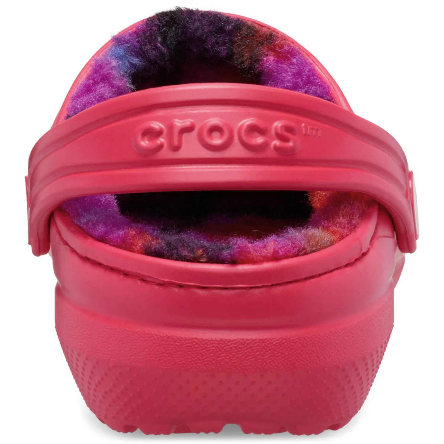 Детские зимние клоги с меховой подкладкой Crocs, Pink — фото 2