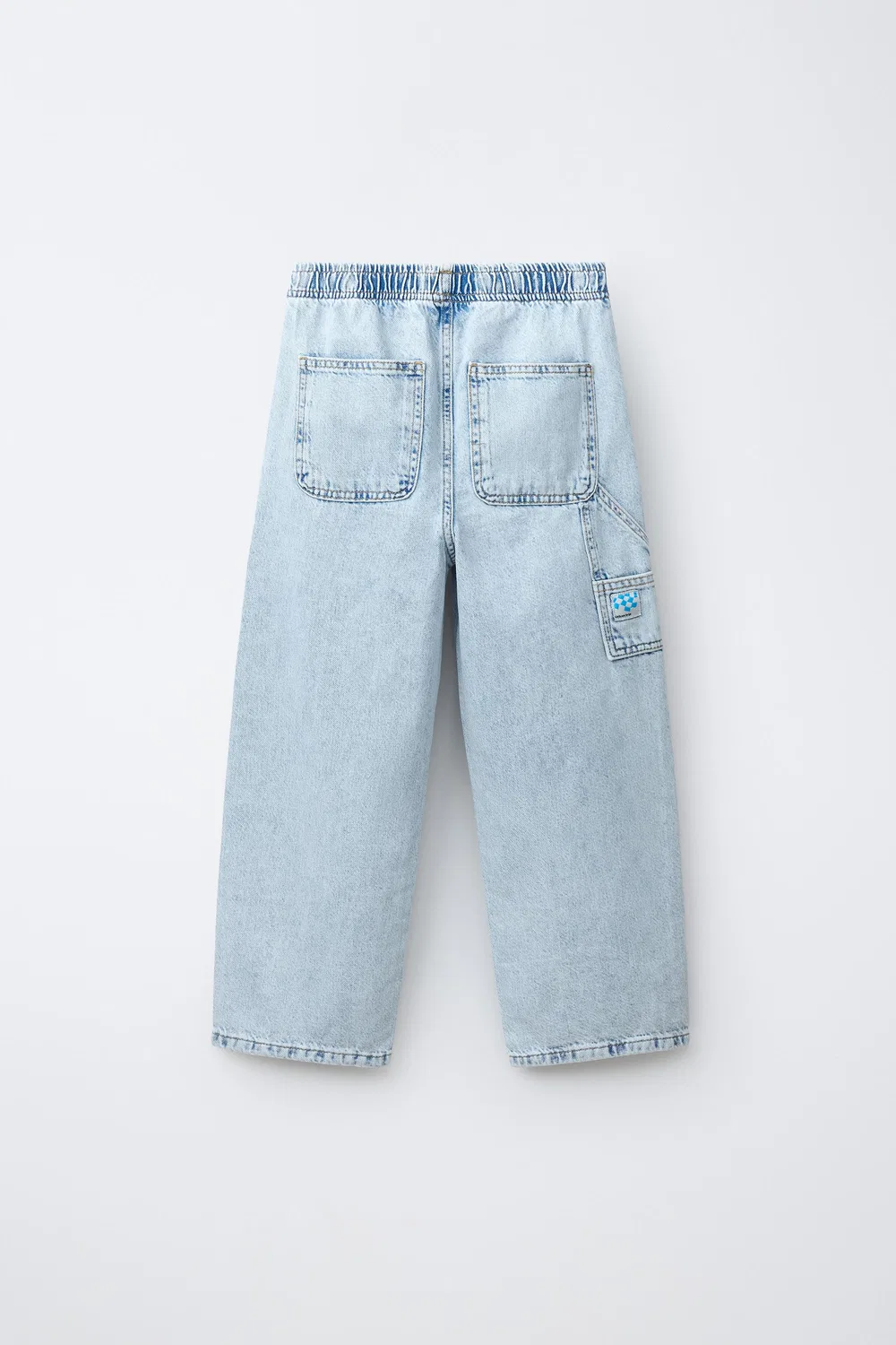 Свободные джинсы-баллоны ZARA, Light Blue — фото 2