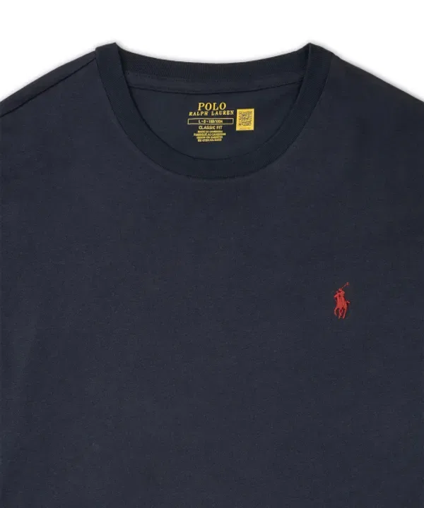 Футболка с длинным рукавом классического кроя Polo Ralph Lauren, темно-синий — фото 3
