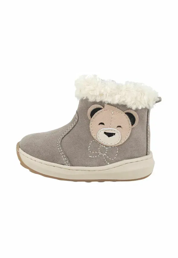 Ботинки кожаные Baby shoes Primigi, Grey White, белый/серый